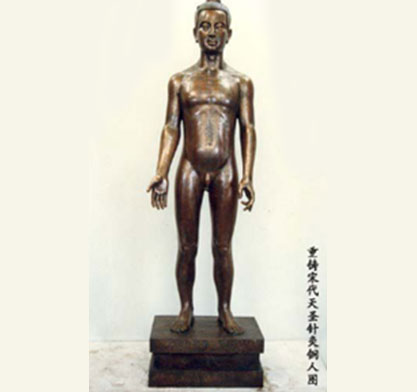 仿宋天圣針灸銅人 (真銅全銅、高170CM)